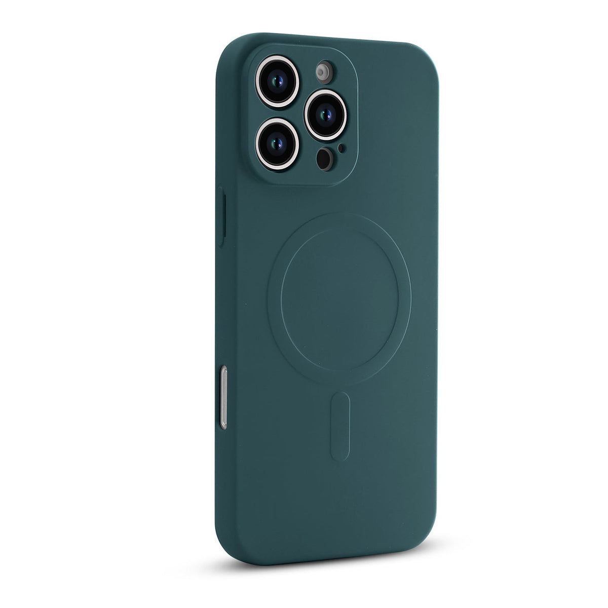 Apple iPhone 16 Pro Hoesje - Groen - Liquid Siliconen MagSafe Back Cover