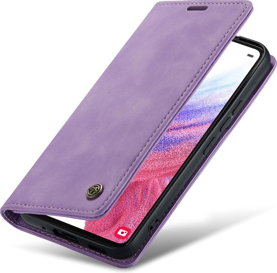 Samsung Galaxy A53 5G Hoesje - Bright Lila - Dunne Bookcase