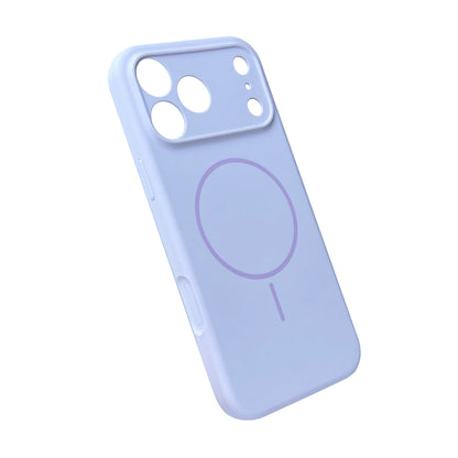Apple iPhone 17 Pro Max Hülle - Lila - Liquid-Silikon-MagSafe-Backcover