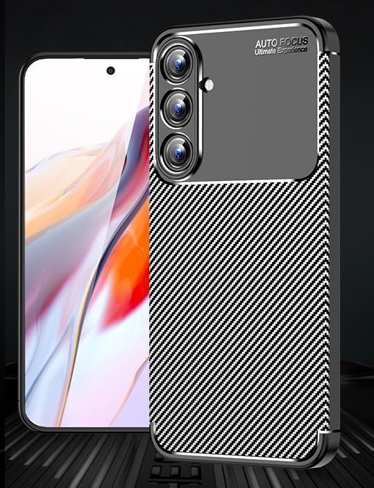 Samsung Galaxy A35 5G Hoesje - Zwart - Anti-Slip Back Cover