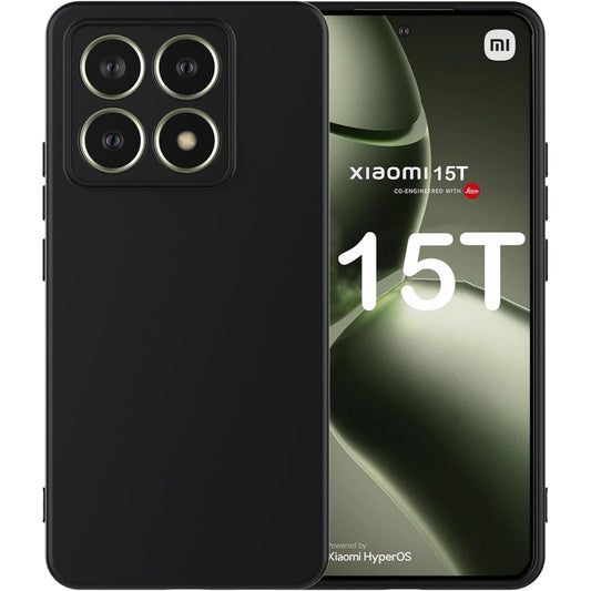 Xiaomi 15T Case - Black - Silicone Back Cover
