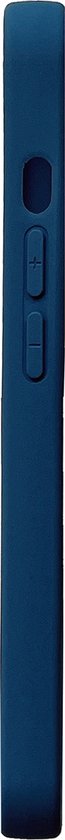 Apple iPhone 13 Pro Hoesje - Donker Blauw - Siliconen Back Cover