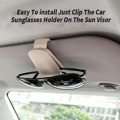 Casemania Car Sunglasses Holder 2 Pieces - Beige
