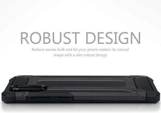 Samsung Galaxy S20 Plus Hoesje - Zwart - Armor Back Cover