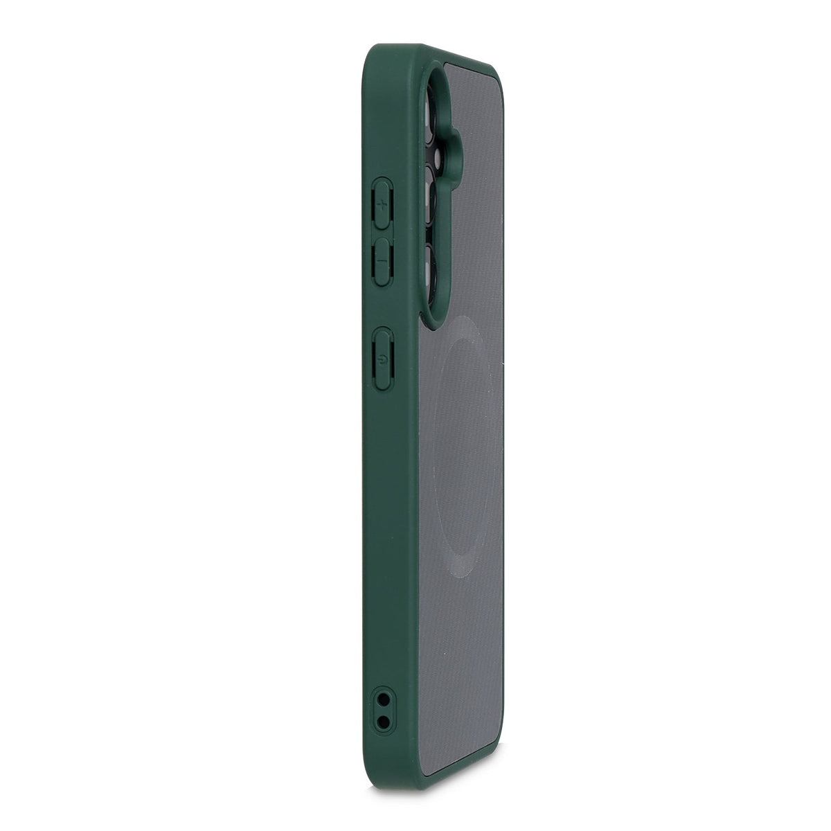 Samsung Galaxy S25 Plus Hoesje - Groen - Carbon MagSafe Back Cover