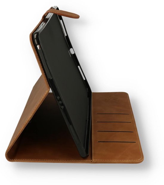 iPad Air 10.9 2020 Tablethoes - Sienna Brown - Bookcase met Magneetsluiting