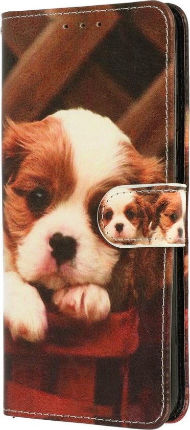 Samsung Galaxy S20 FE Hoesje - Puppy - Print Bookcase