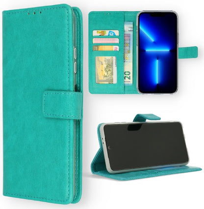 Apple iPhone 14 Pro Max Hoesje - Turkooise - Bookcase
