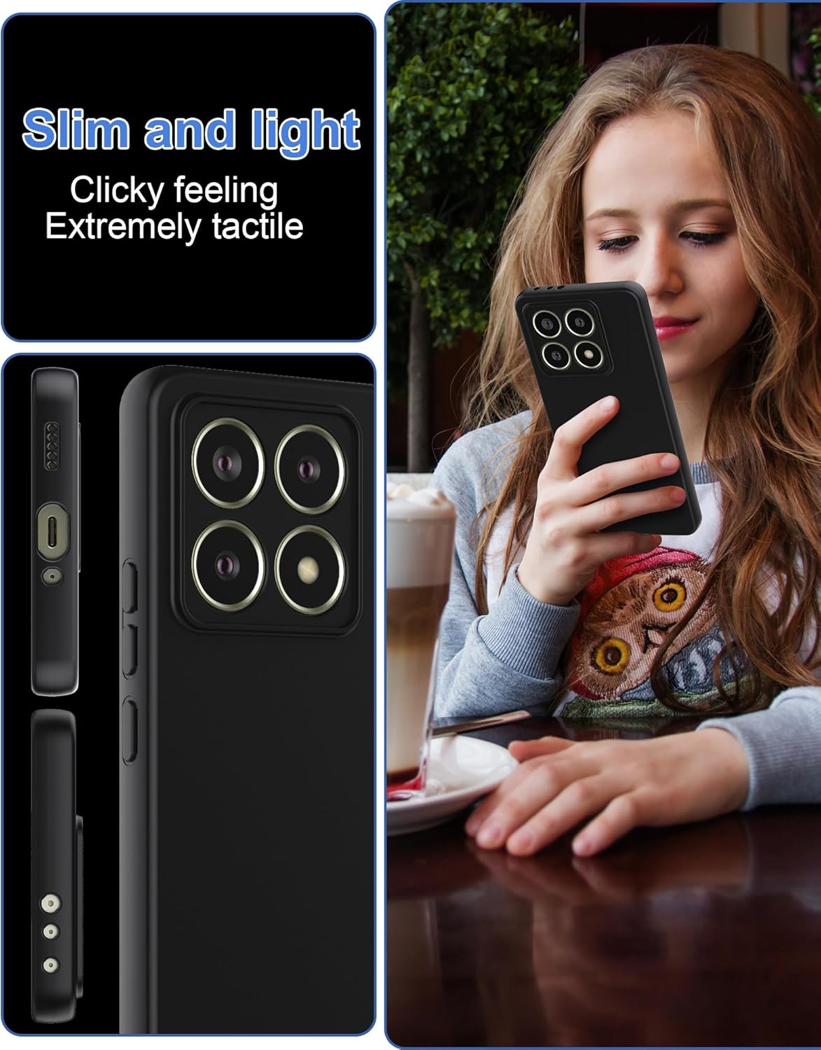 Xiaomi 17T Pro Hoesje - Zwart - Siliconen Back Cover