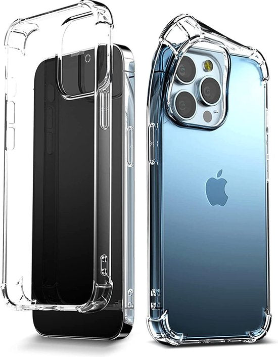 Apple iPhone 13 Pro Hoesje - Transparant - Anti-Shock MagSafe Back Cover