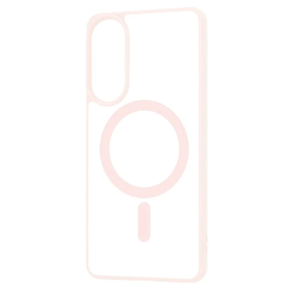 Samsung Galaxy S25 Edge Hoesje - Roze - Bumper MagSafe Back Cover