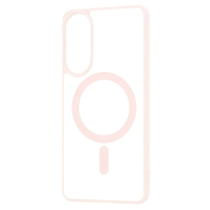 Samsung Galaxy S25 Edge Hoesje - Roze - Bumper MagSafe Back Cover