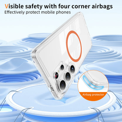 Samsung Galaxy S26 Ultra Case - Orange - Minimalist MagSafe Back Cover