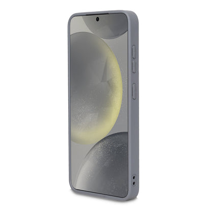 Samsung Galaxy S24 Plus Hoesje - Grijs - Carbon MagSafe Back Cover