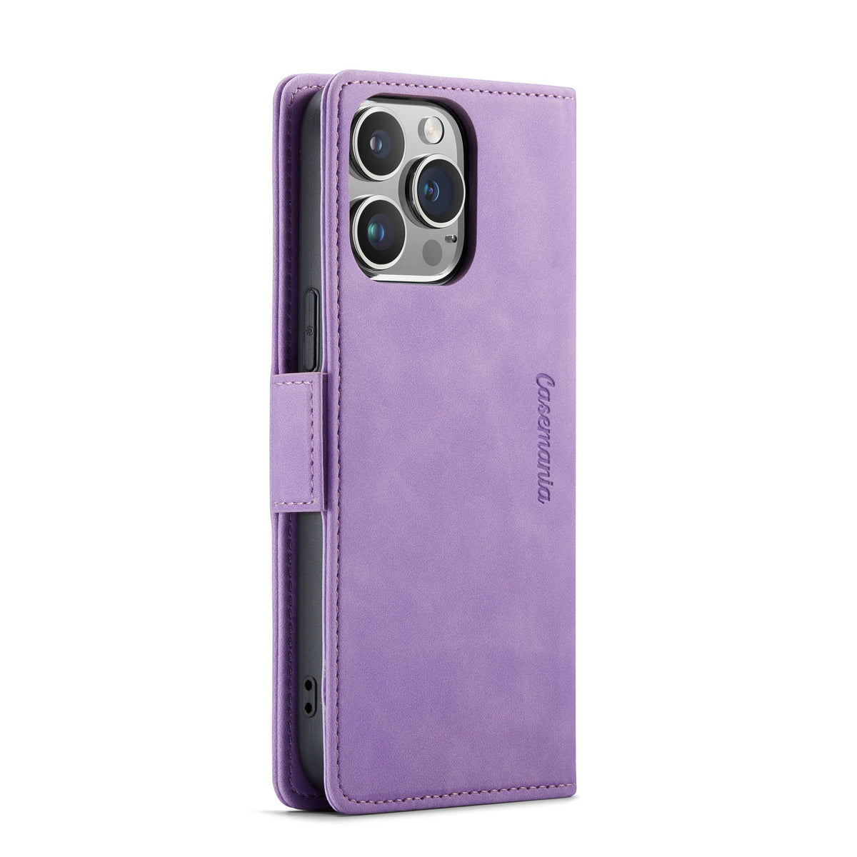 Apple iPhone 15 Pro Max Hoesje - Bright Lila - Portemonnee MagSafe Bookcase