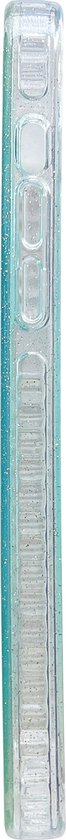Apple iPhone 14 Pro Max Case - Turquoise - Glitter Back Cover