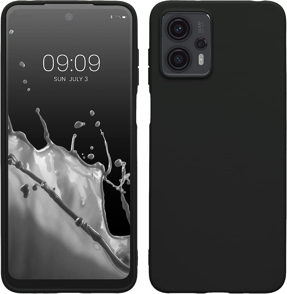 Motorola Moto G13 Hoesje - Zwart - Siliconen Back Cover