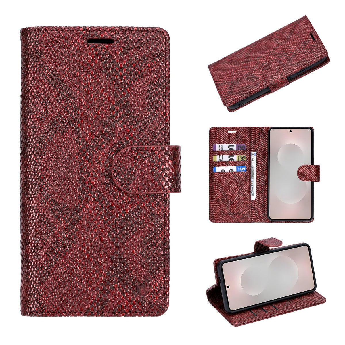 Samsung Galaxy A57 Case - Bordeaux - 2-in-1 MagSafe Wallet Case
