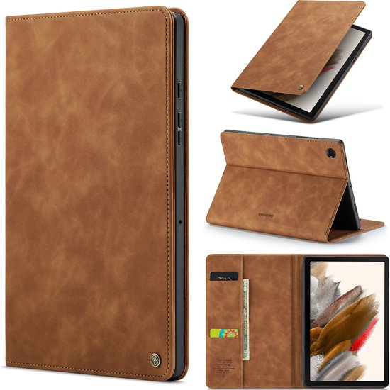 Samsung Galaxy Tab A8 Tablet Case - Sienna Brown - Cover Folio Case