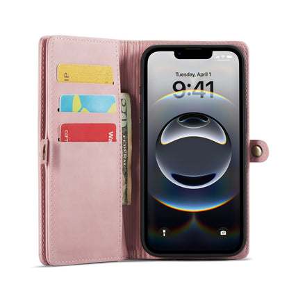 Apple iPhone 17e Hoesje - Pale Pink - 2 in 1 MagSafe Bookcase met 10 Kaart Vakken
