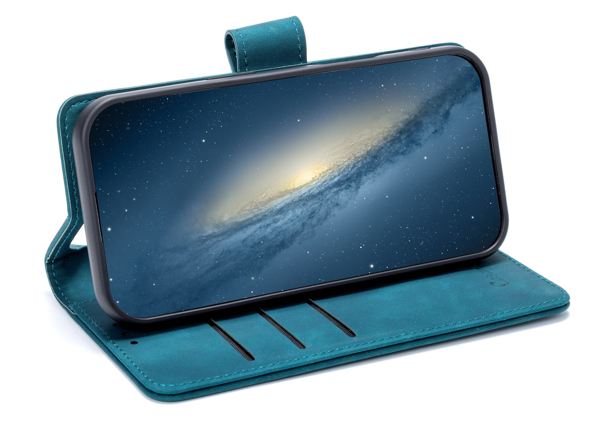 Apple iPhone 17 Pro Hülle - Emerald Green - 2-in-1 MagSafe-Klapphülle mit Kartenfach