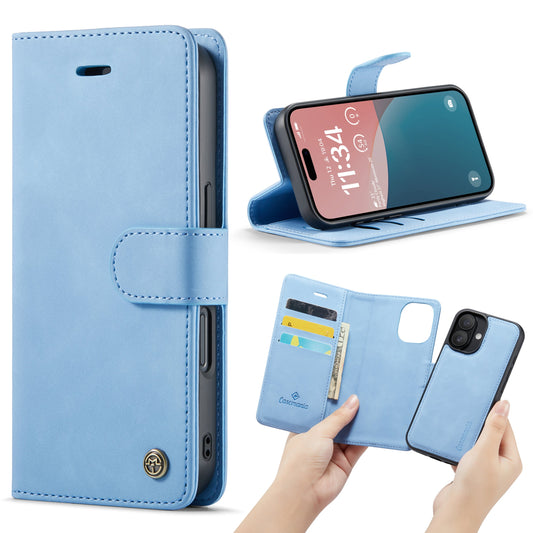 Apple iPhone 16 Plus Hülle - Sky Blue - 2-in-1 Klapphülle mit Kartenfach