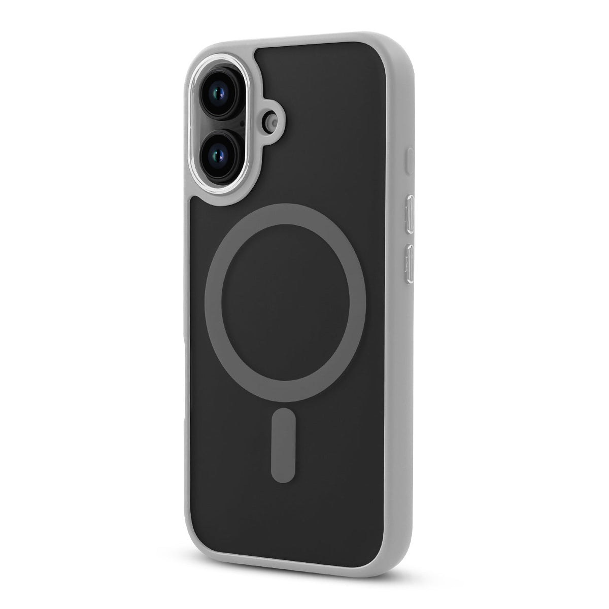 iPhone 16 Plus Hoesje - Grijs - Matte Armor MagSafe Back Cover