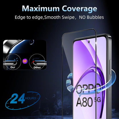 Oppo A80 Schutzfolie - Full Cover - 2 Stück