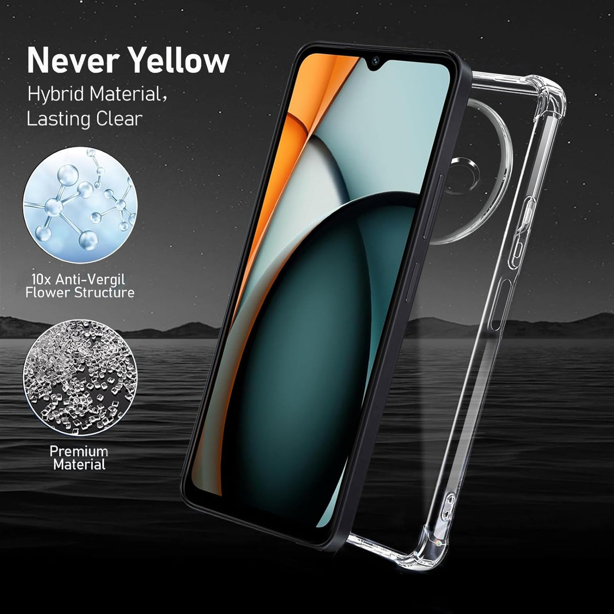 Xiaomi Redmi A3 Hoesje - Transparant - Anti-Shock Back Cover