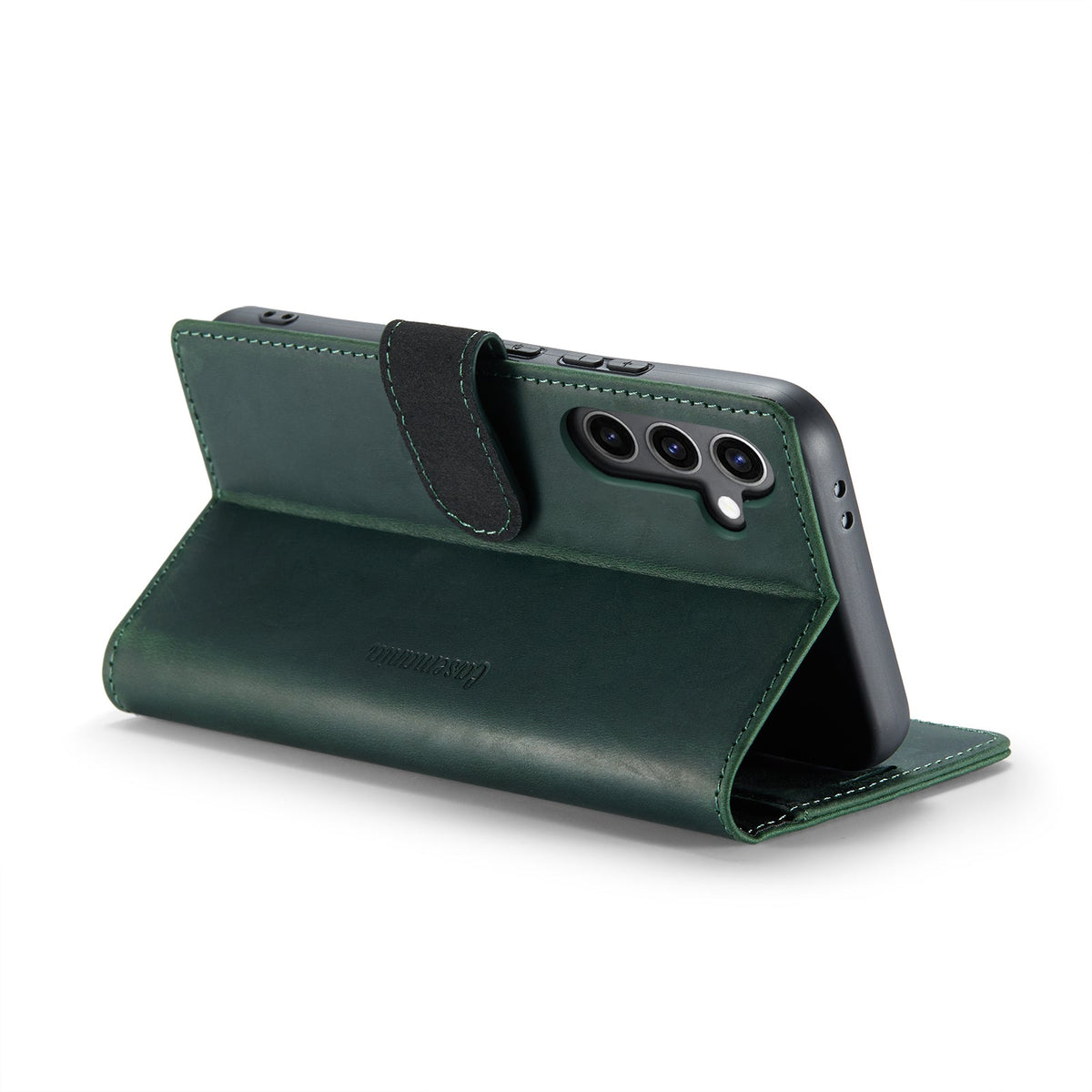 Samsung Galaxy S25 Plus Hoesje - Emerald Green - Echt Leren Bookcase