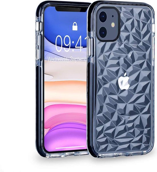 Apple iPhone 11 Case - Black - Crystal Back Cover