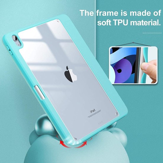 Apple iPad Air 4 10.9 (2020) Tablet Case - Mint - Smart Cover