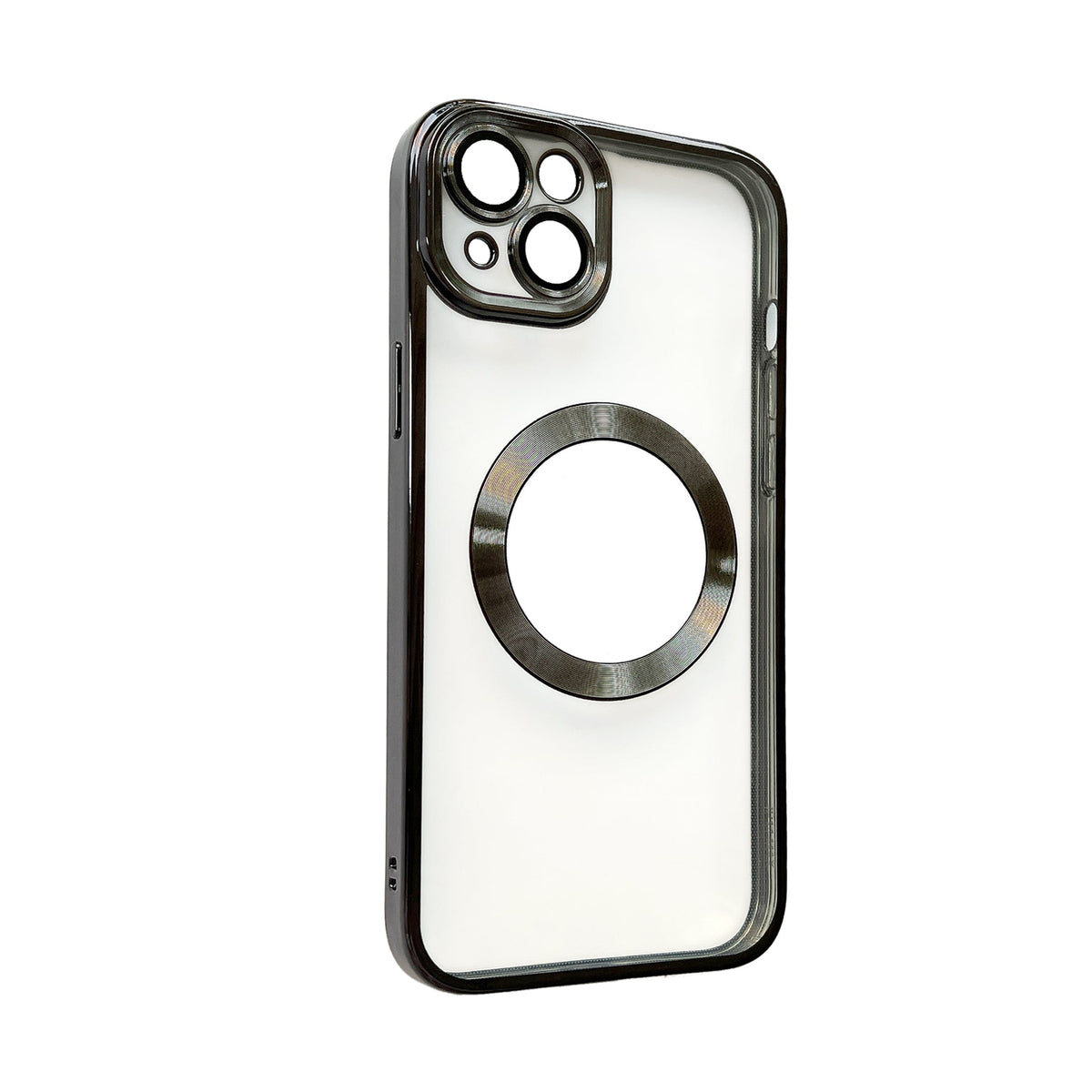 Apple iPhone 14 Plus Hoesje - Zwart - Hybrid Siliconen MagSafe Back Cover