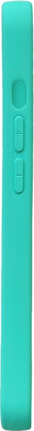 iPhone 14 Hoesje - Turquoise - Extra Stevig Siliconen Back Cover
