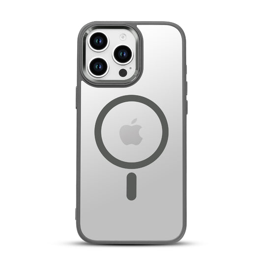 Apple iPhone 16 Pro Case - Grey - Bumper MagSafe Back Cover