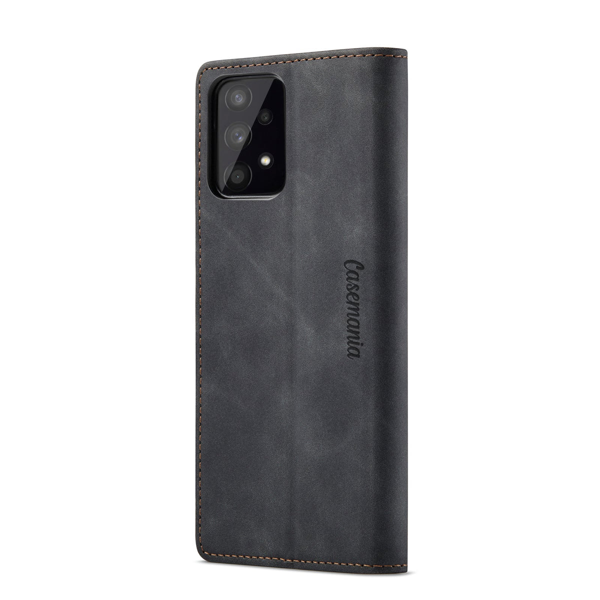 Samsung Galaxy A71 5G Hoesje - Charcoal Gray - Dunne Bookcase