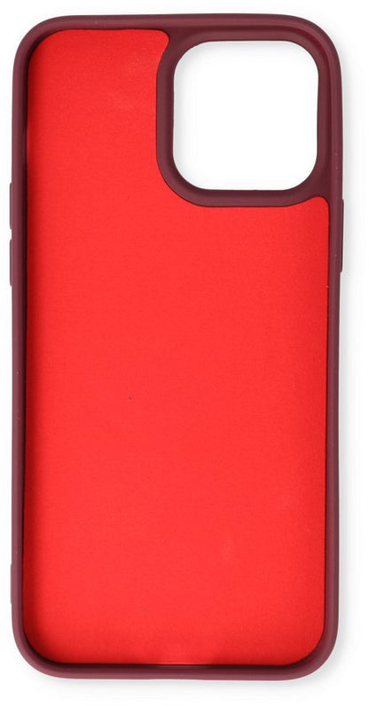 iPhone 14 Pro Hoesje - Burgundy - Siliconen MagSafe Back Cover
