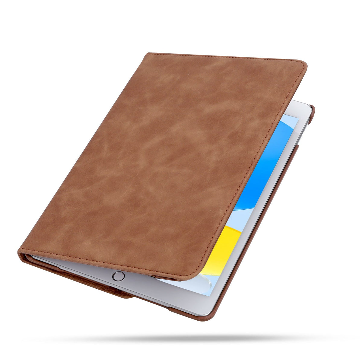 Apple iPad 7 10.2 (2019) Tablethoes - Sienna Brown - Draaibare Bookcase