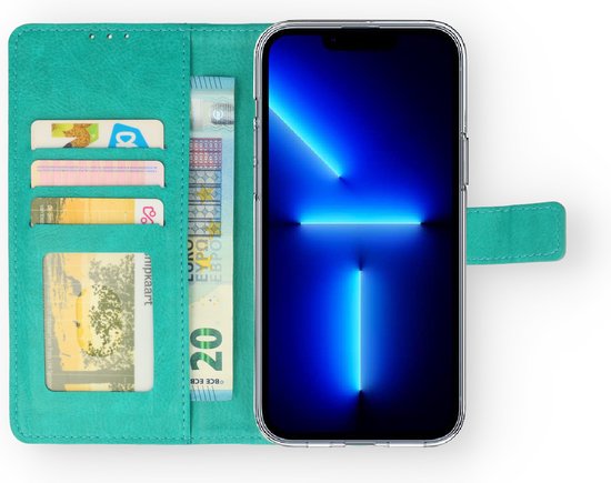 Apple iPhone 11 Pro Max Hoesje - Turkooise - Bookcase