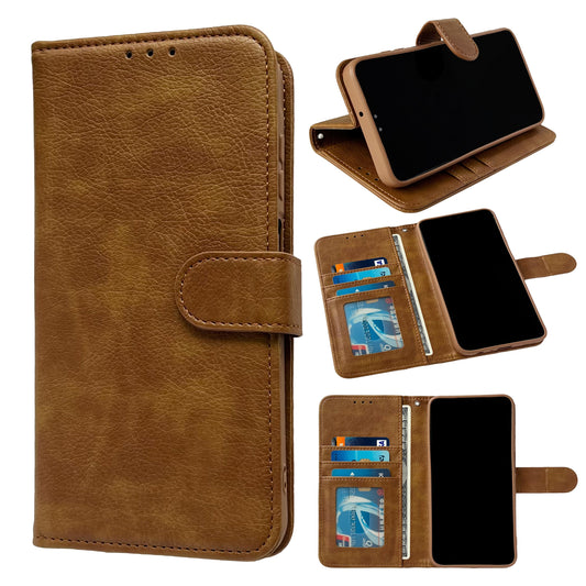 Apple iPhone 17e Hoesje - Bruin - Luxe Bookcase