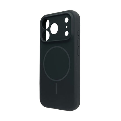 Apple iPhone 18 Pro Case - Black - Soft Liquid Silicone MagSafe Back Cover