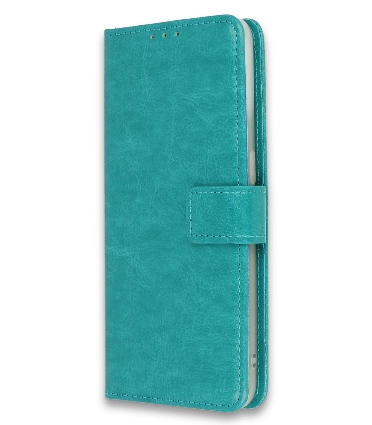 Motorola Moto G8 Power Lite Hoesje - Turquoise - Bookcase