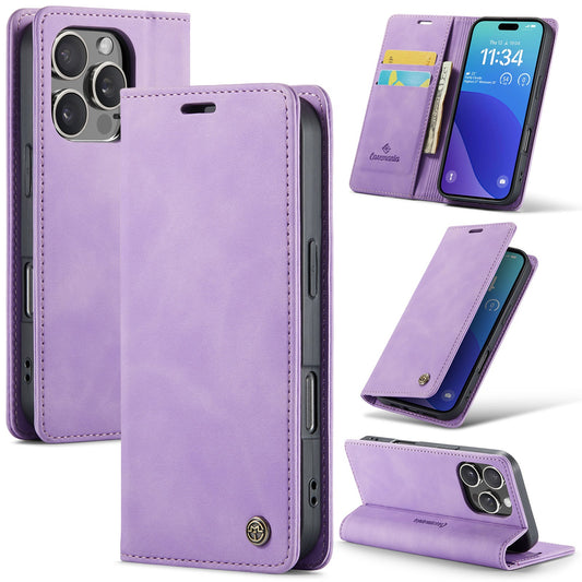 Apple iPhone 16 Pro Case - Bright Lila - Slim Wallet Case