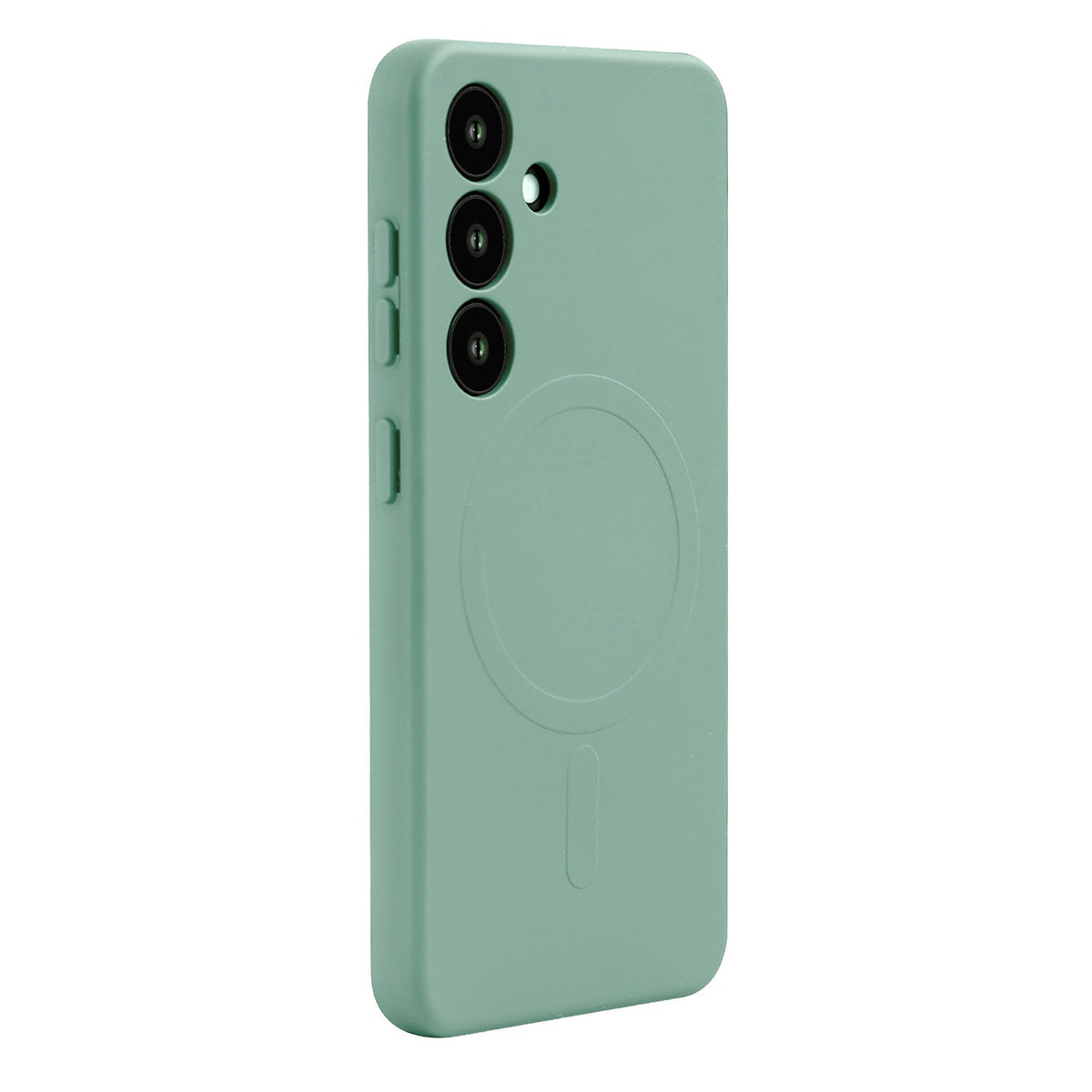 Samsung Galaxy S25 Plus Hoesje - Pistachio Groen - Liquid Siliconen MagSafe Back Cover