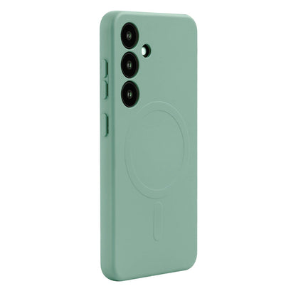 Samsung Galaxy S25 Plus Hoesje - Pistachio Groen - Liquid Siliconen MagSafe Back Cover