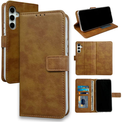 Samsung Galaxy A54 5G Hoesje - Bruin - Bookcase