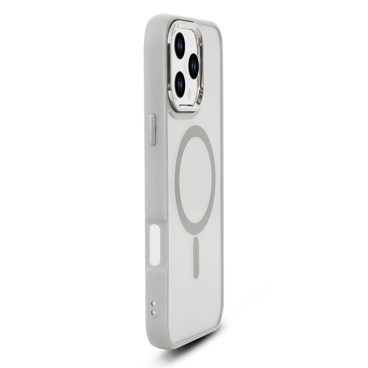 iPhone 16 Pro Hoesje - Grijs - Matte Armor MagSafe Back Cover