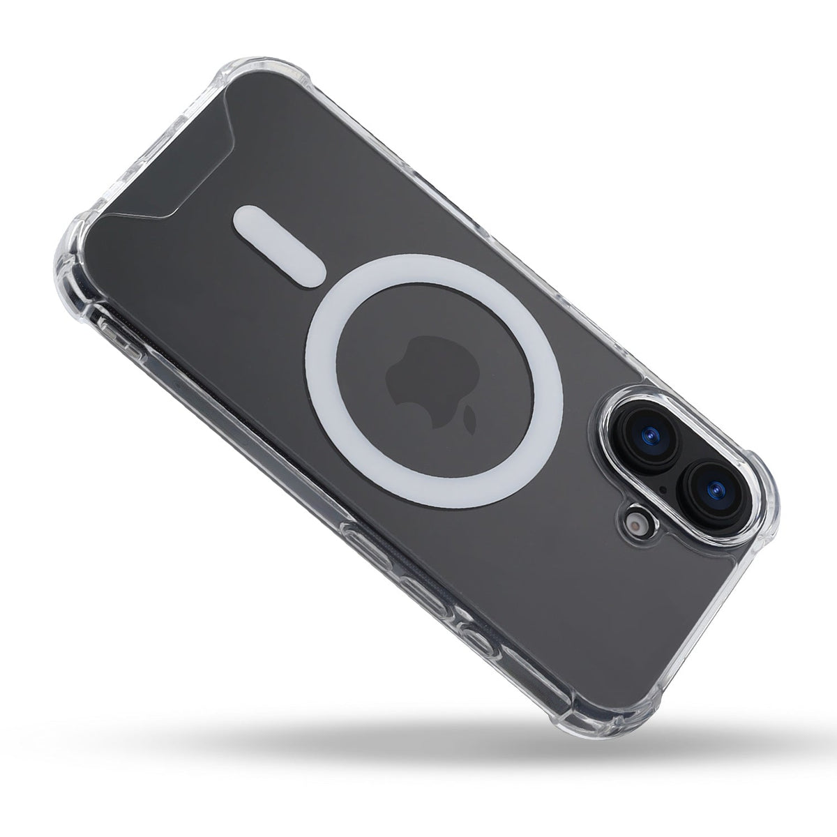 Apple iPhone 16 Hoesje - Transparant - Anti-Shock MagSafe Back Cover