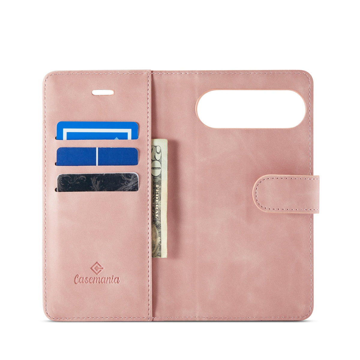 Google Pixel 9 Pro Hoesje - Pale Pink - 2 in 1 Bookcase