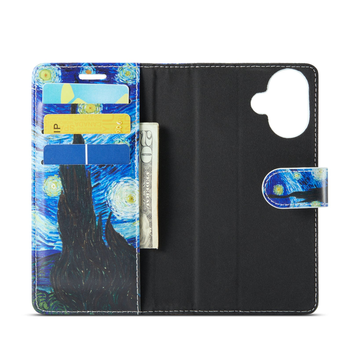 Apple iPhone 17 Case - The Starry Night - 2-in-1 MagSafe Wallet Case